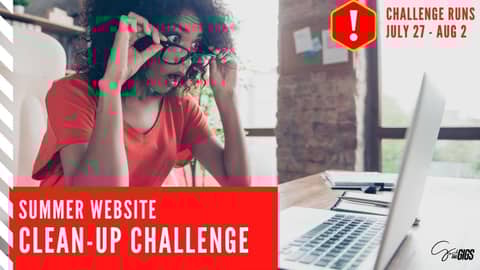 Summer Website Clean-Up Challenge, Day 2! (The Creative's Checkup)