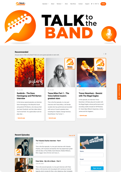 Podcast Website