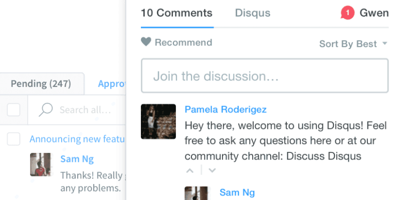 Add commenting to your Podpage image