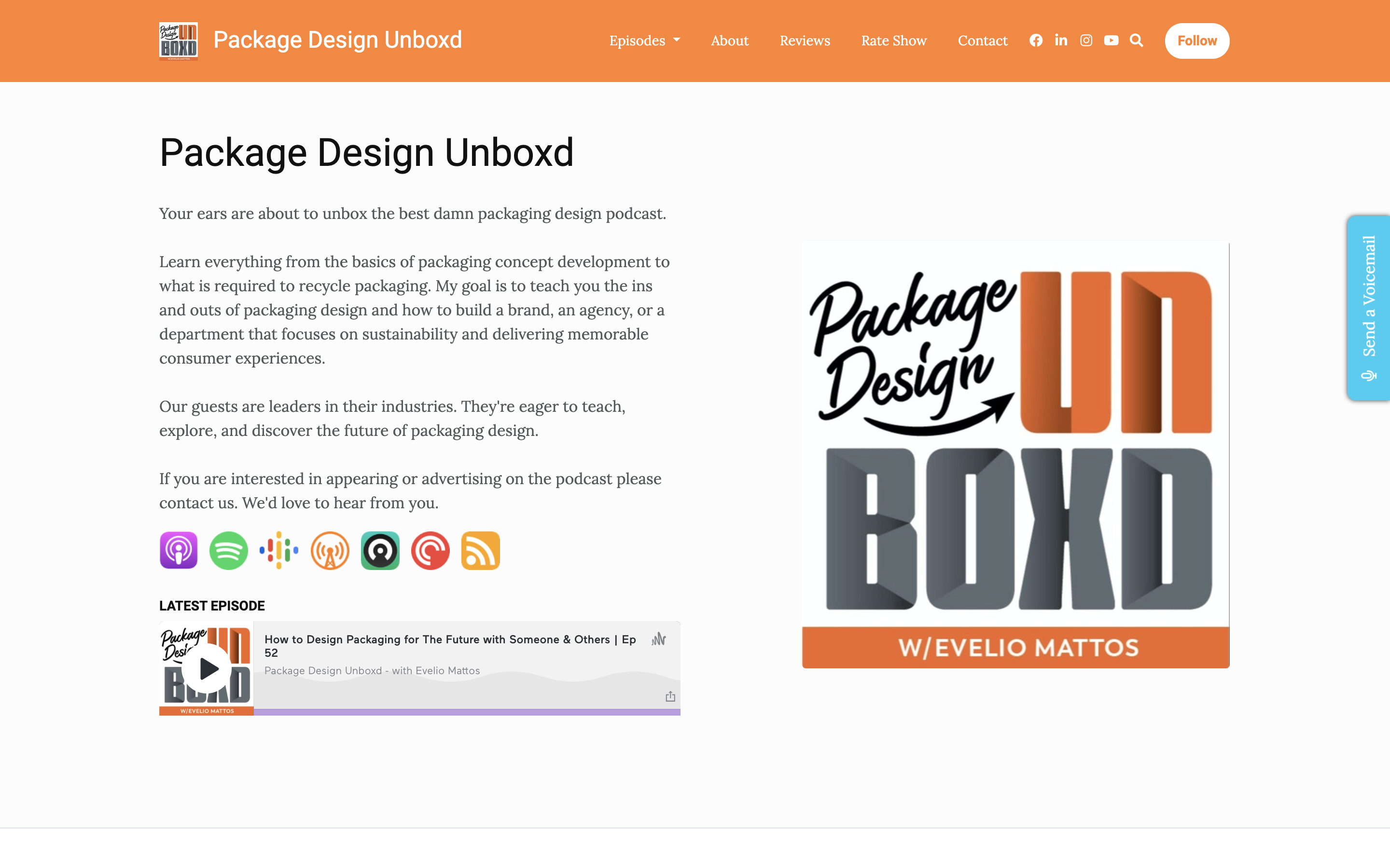 Packaging Unboxd website