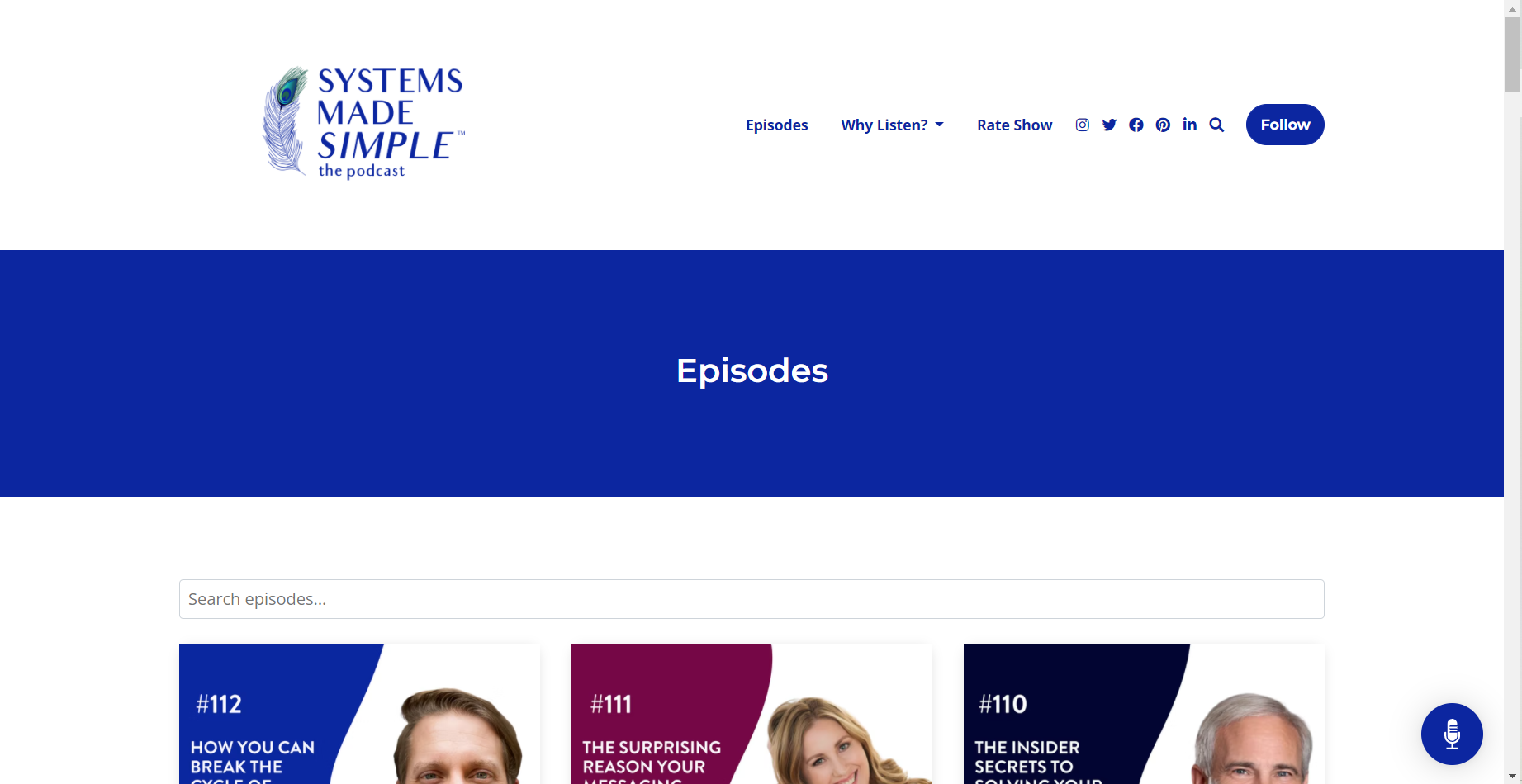 Listen Now website