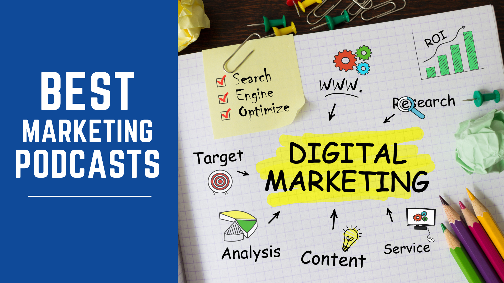 The Best 10 Marketing Podcasts for Digital Creators and Podcasters image