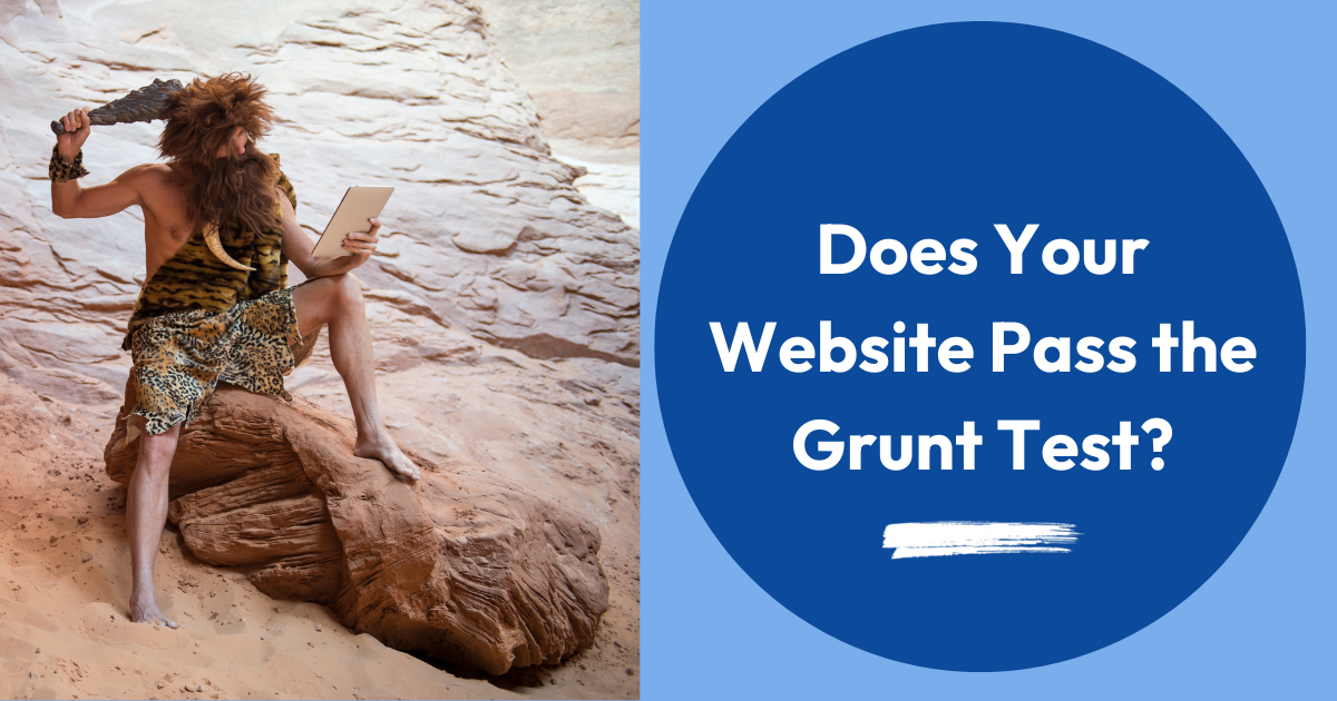 Does Your Website Pass the Grunt Test? image