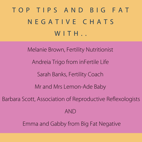 Top Tips and Big Fat Negative chats