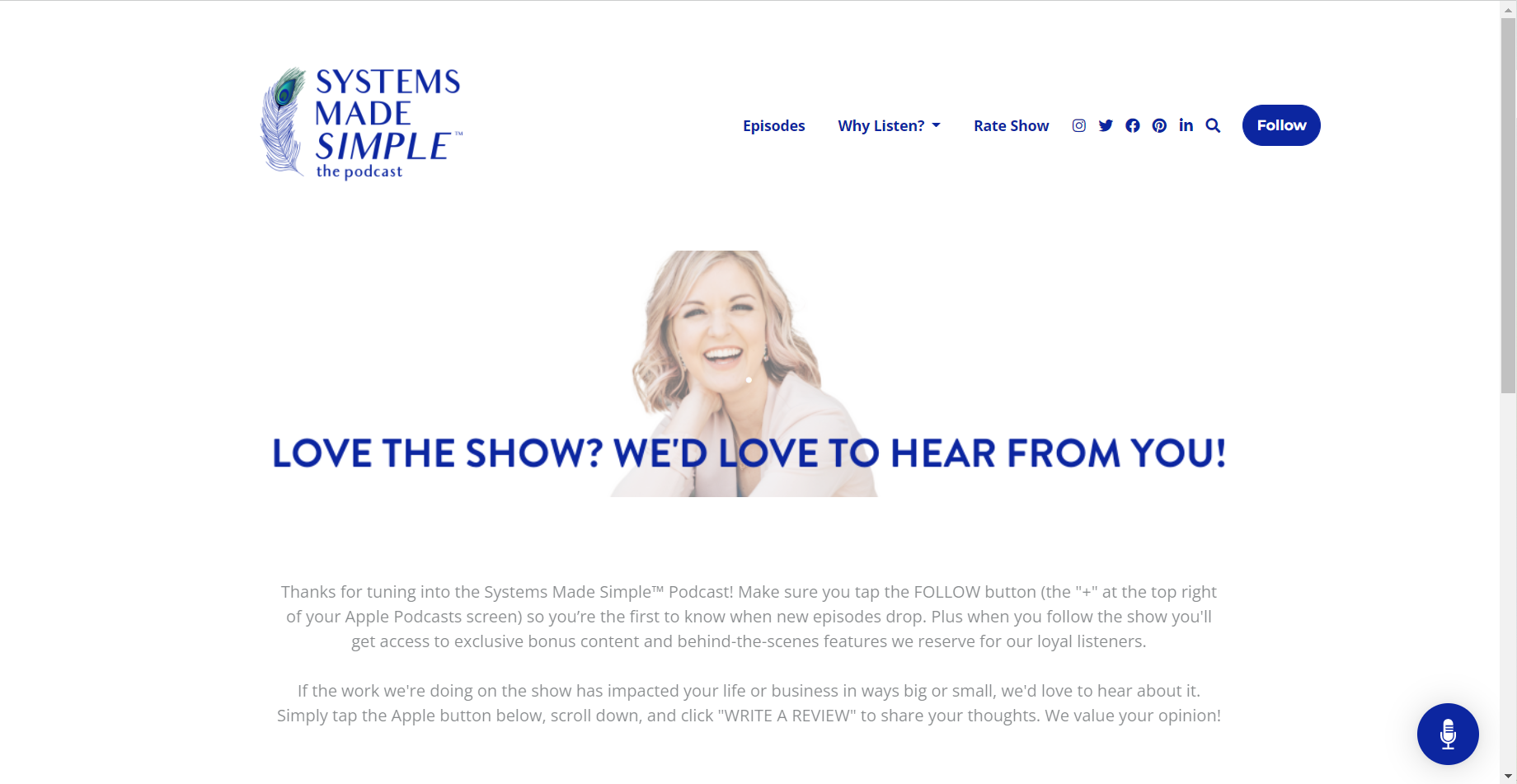 Listen Now website