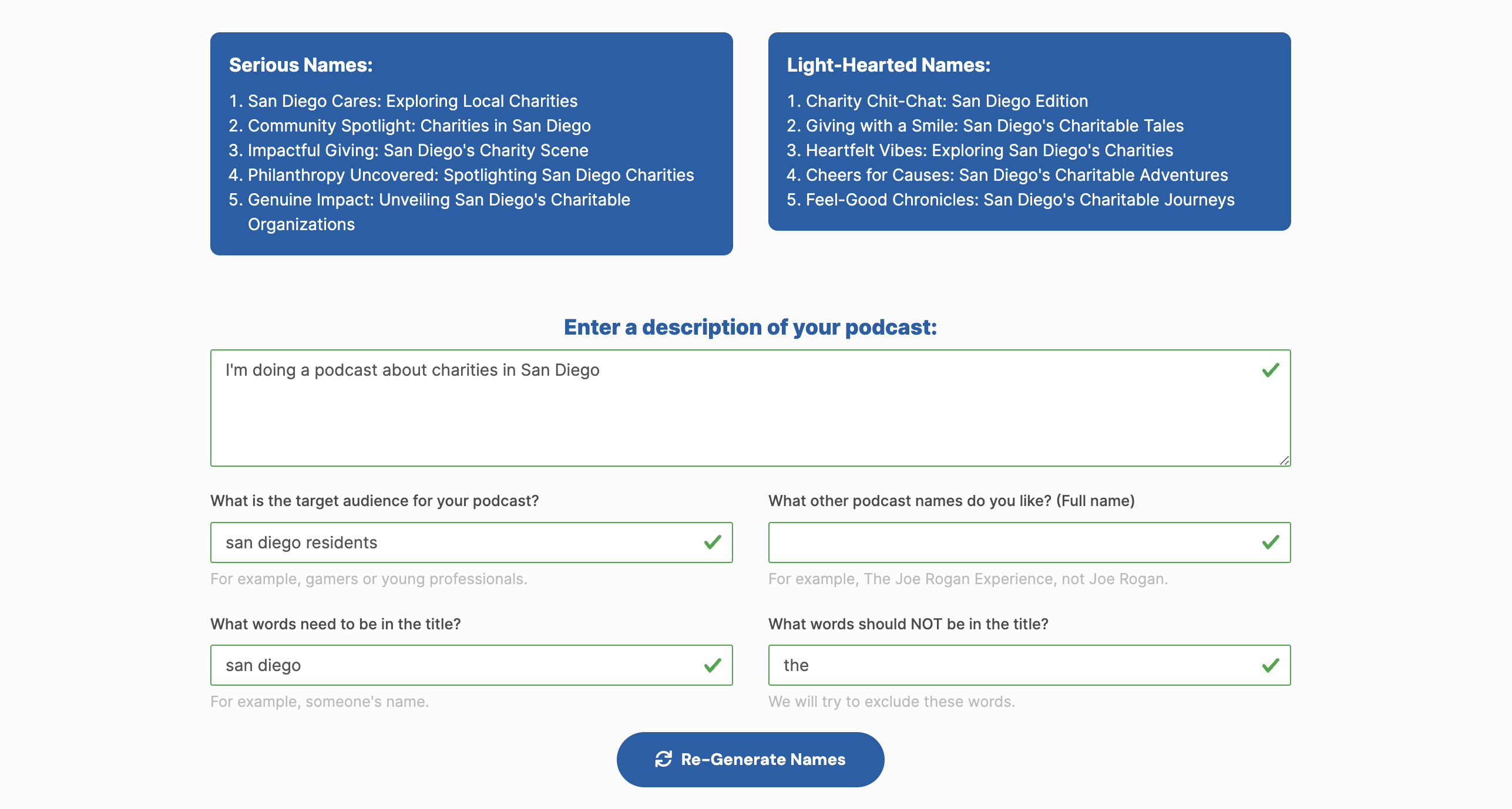 Introducing Podpage's Podcast Name Generator image